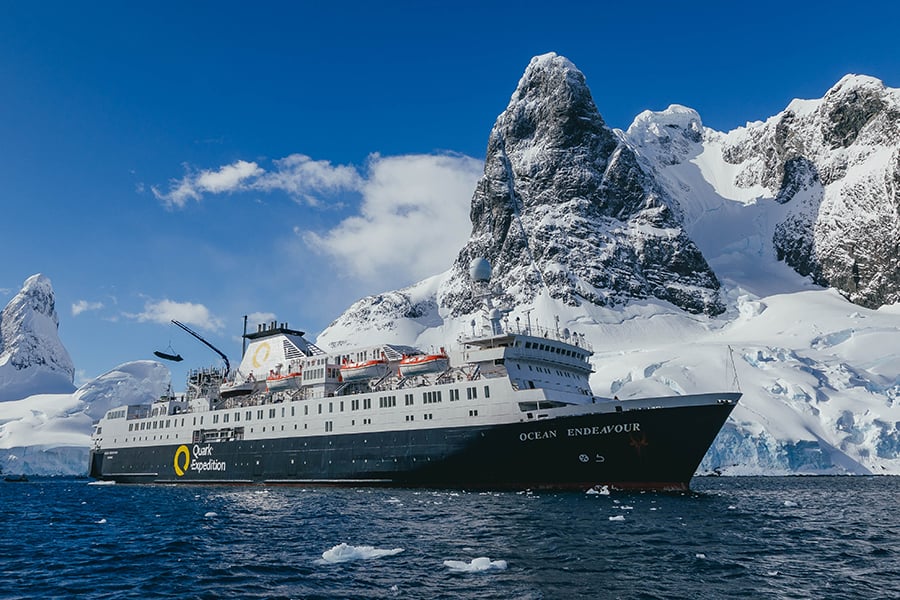 The Endeavour is a classic polar vessel and much loved by both guests and crew