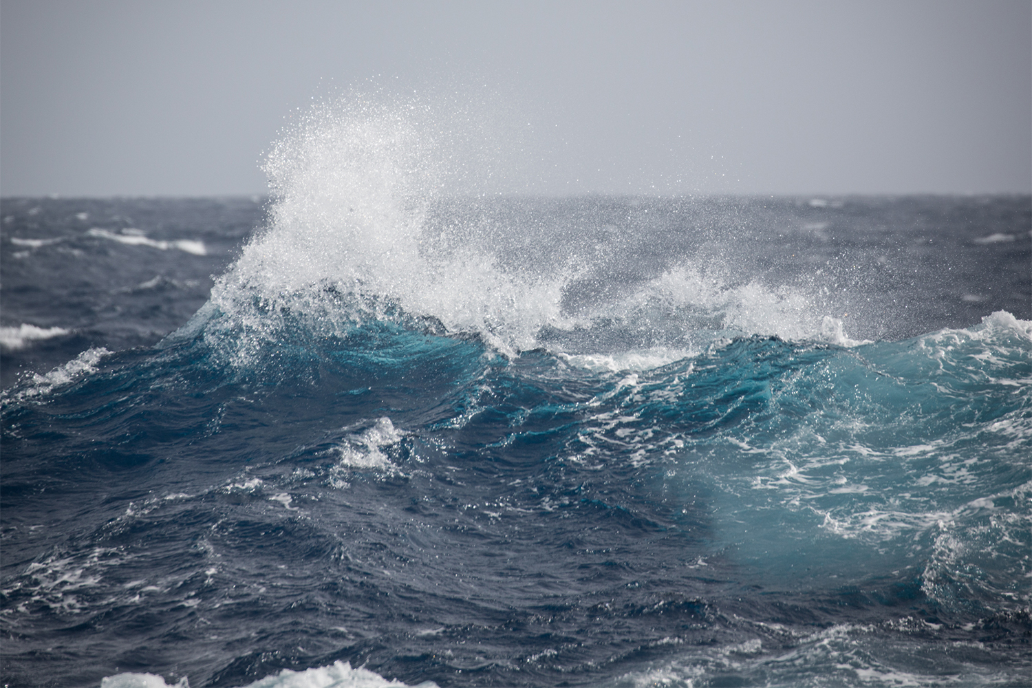 Rough waters in the Drake Passage. Photo: Acacia Johnson